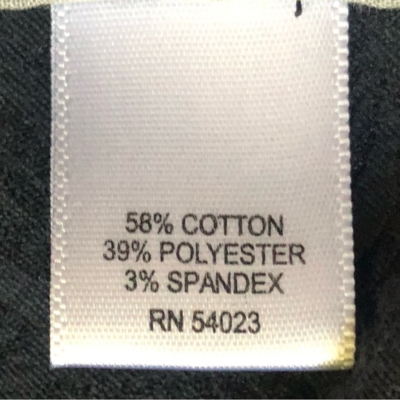 Banana Republic navy blue cropped pants jacquard print size 10 - Picture 10 of 11